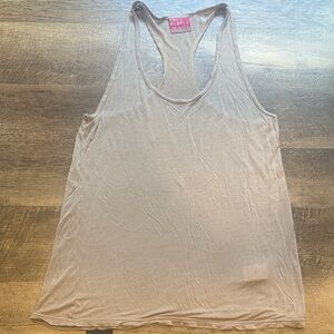 Free People Light Tan Tank Top